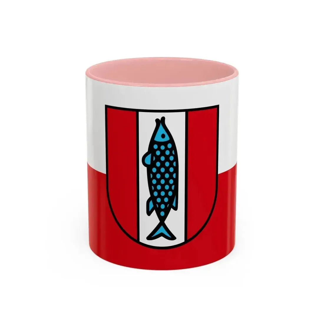 Flag of Kaiserslautern 2 Germany - Accent Coffee Mug 11oz Pink - Go Mug Yourself