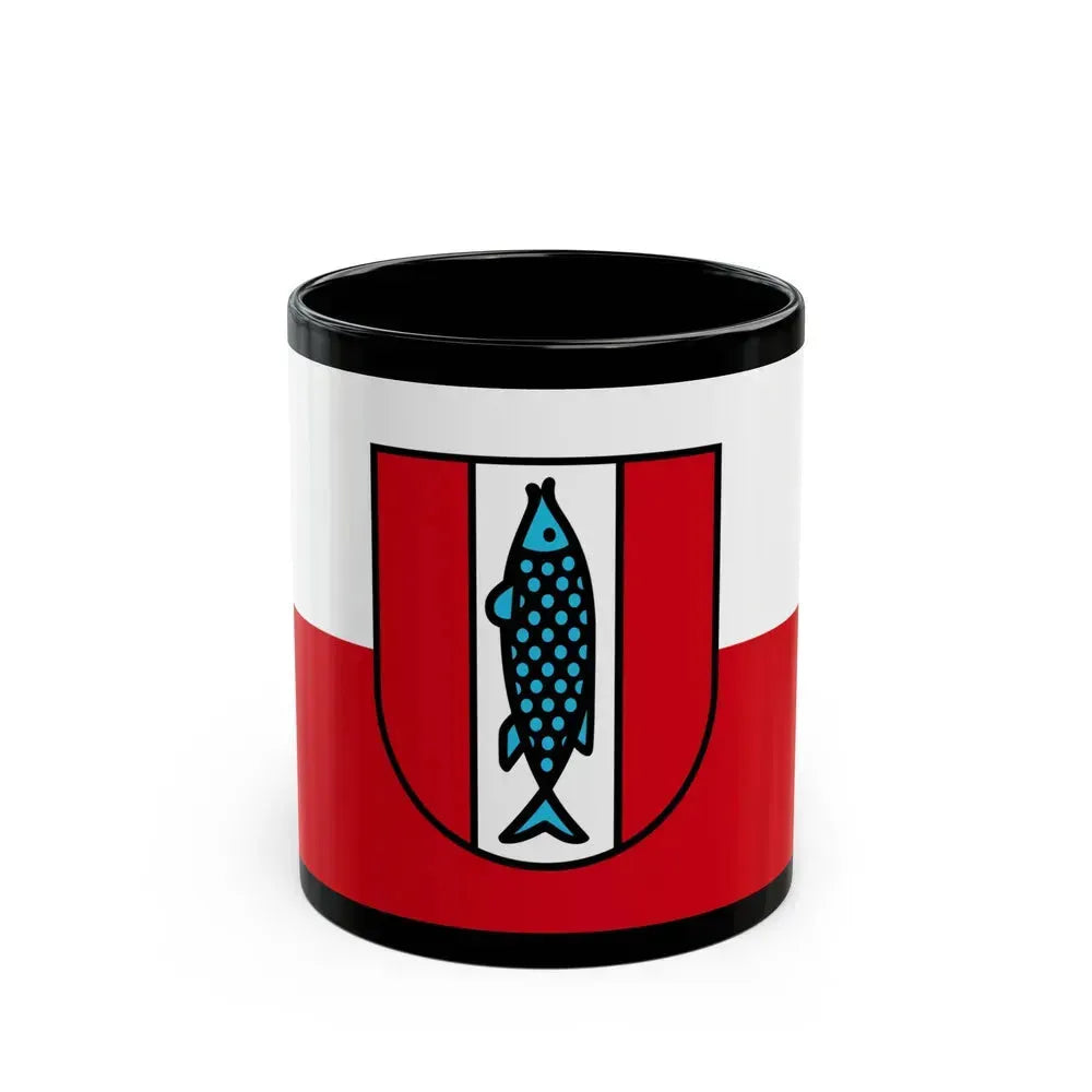 Flag of Kaiserslautern 2 Germany - Black Coffee Mug 11oz - Go Mug Yourself
