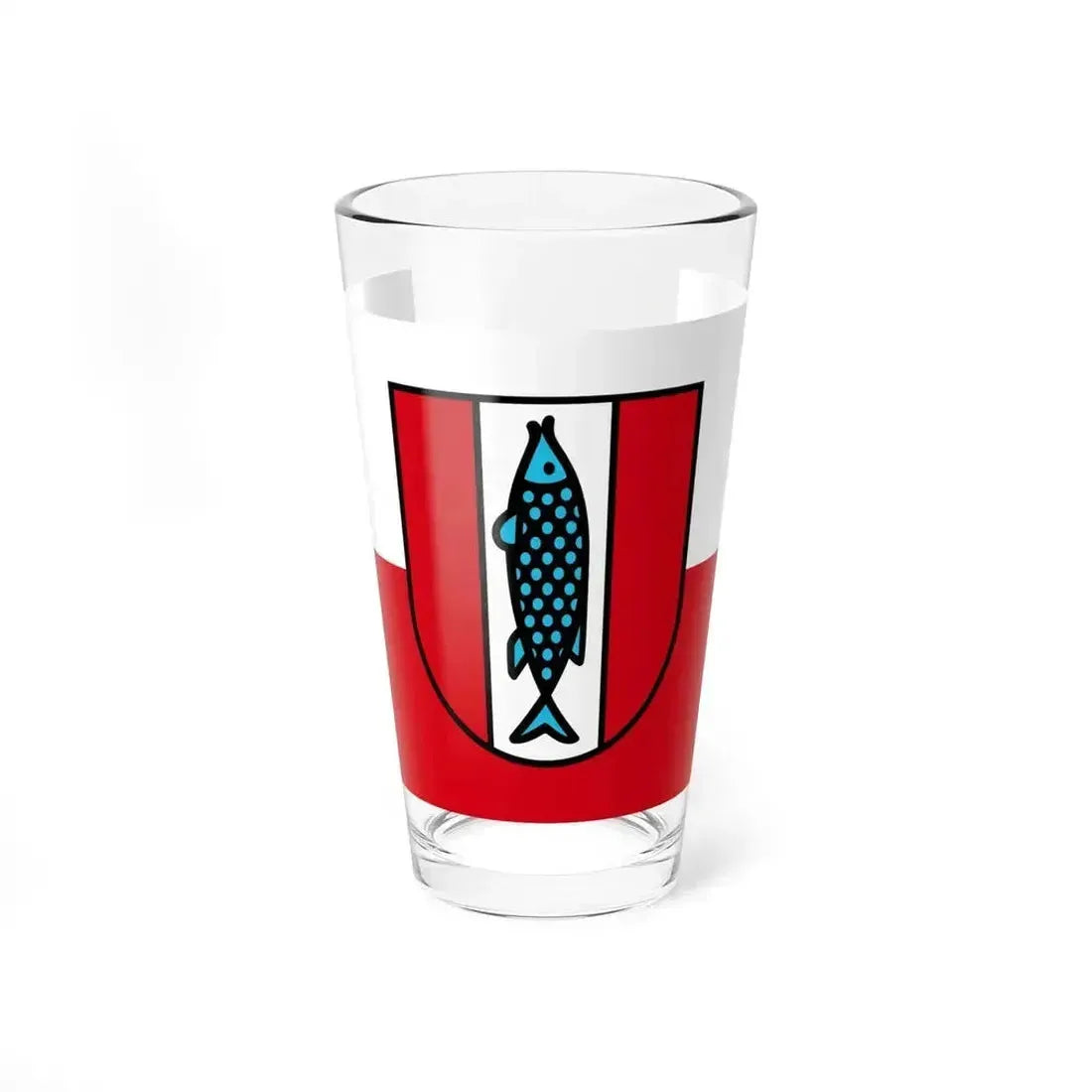Flag of Kaiserslautern 2 Germany - Pint Glass 16oz 16oz - Go Mug Yourself