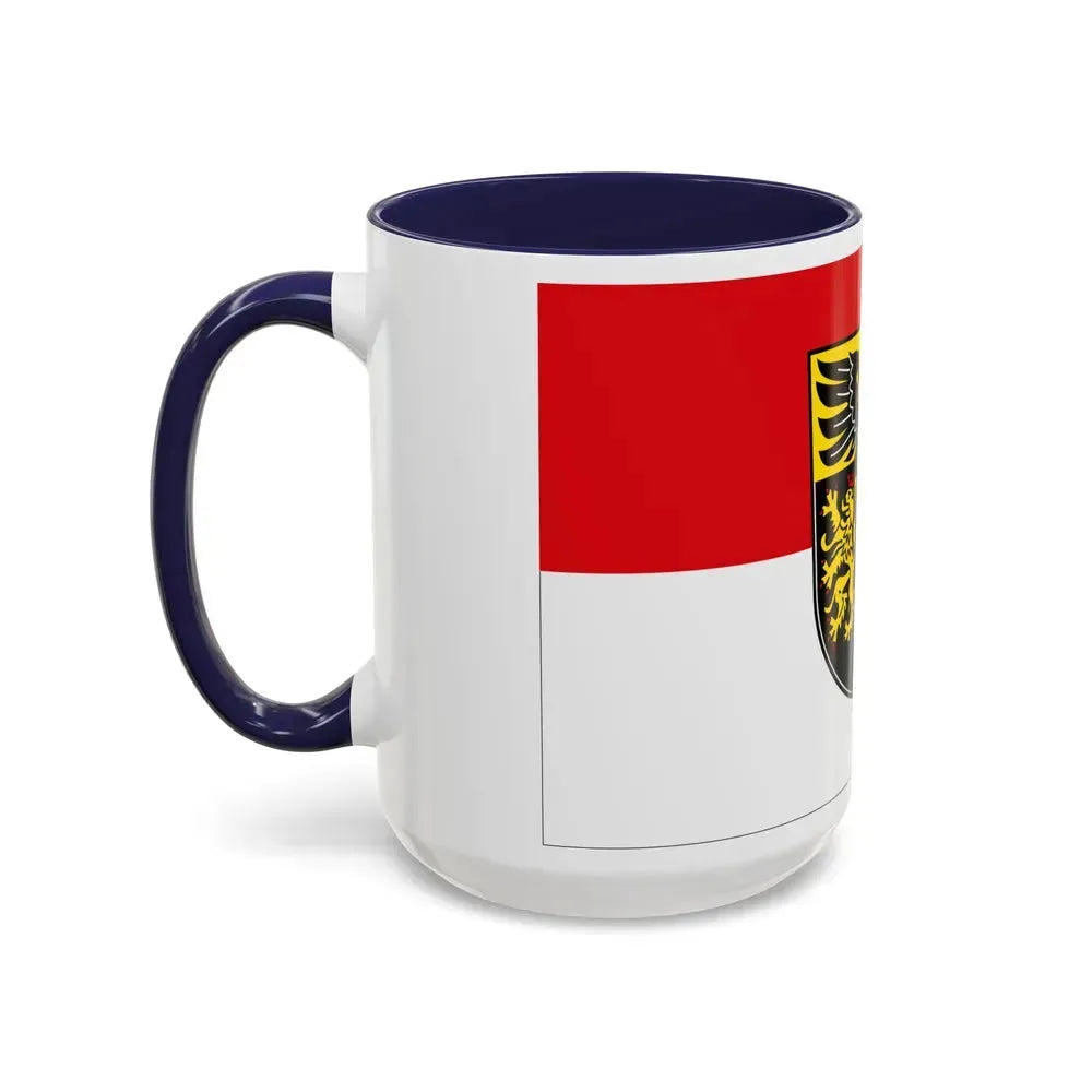 Flag of Kaiserslautern Germany - Accent Coffee Mug - Go Mug Yourself