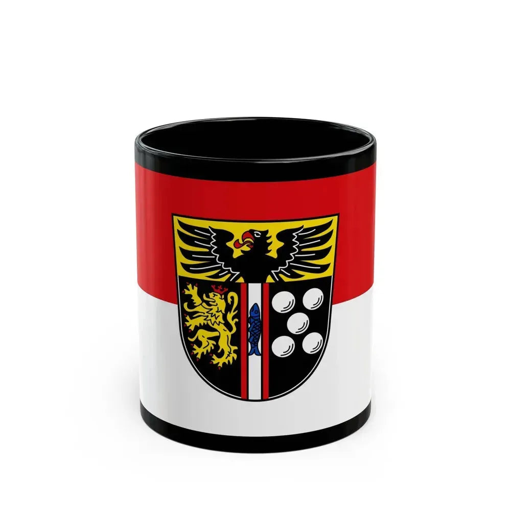 Flag of Kaiserslautern Germany - Black Coffee Mug 11oz - Go Mug Yourself