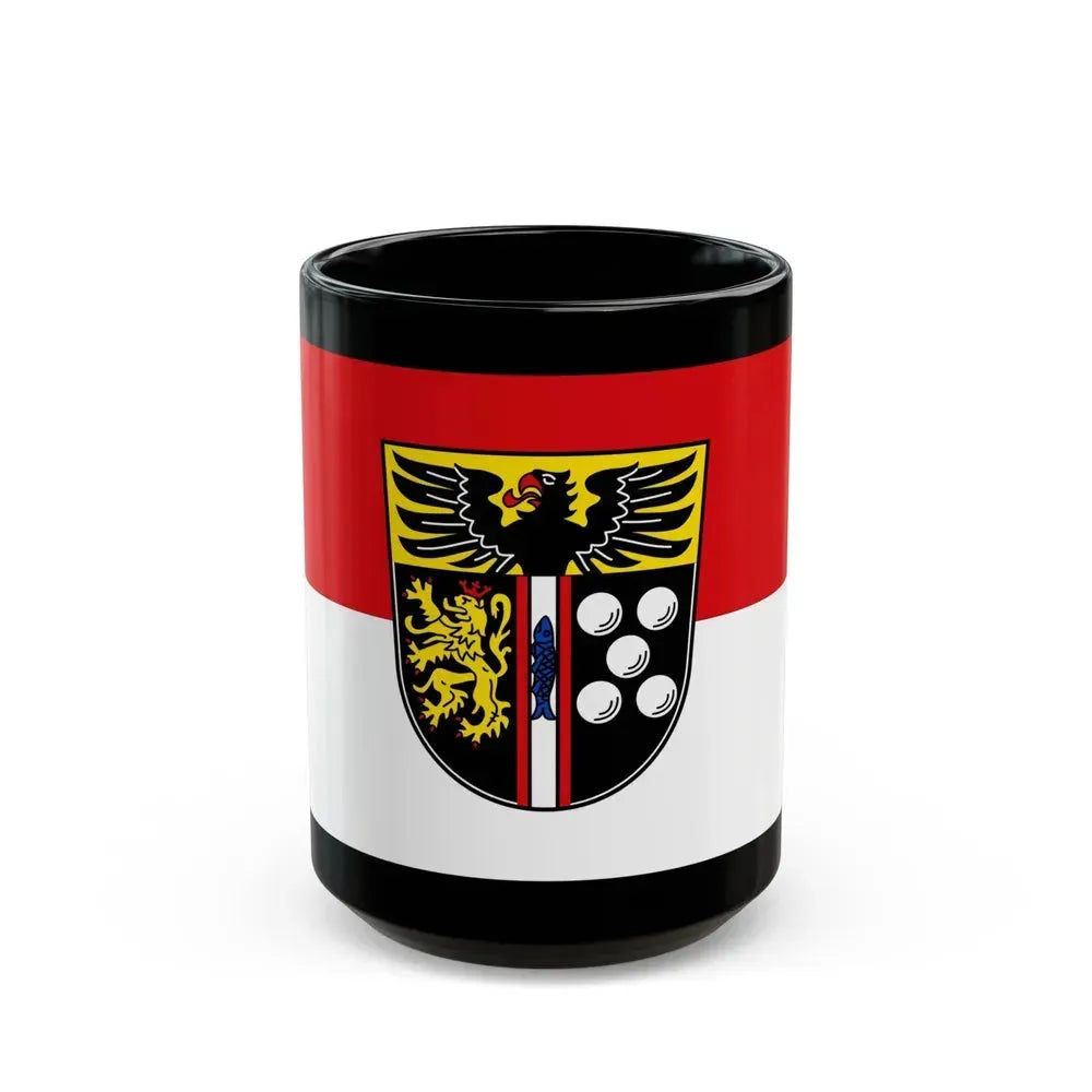Flag of Kaiserslautern Germany - Black Coffee Mug 15oz - Go Mug Yourself