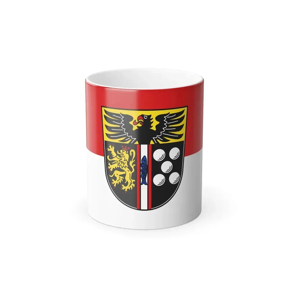 Flag of Kaiserslautern Germany - Color Changing Coffee Mug 11oz - Go Mug Yourself