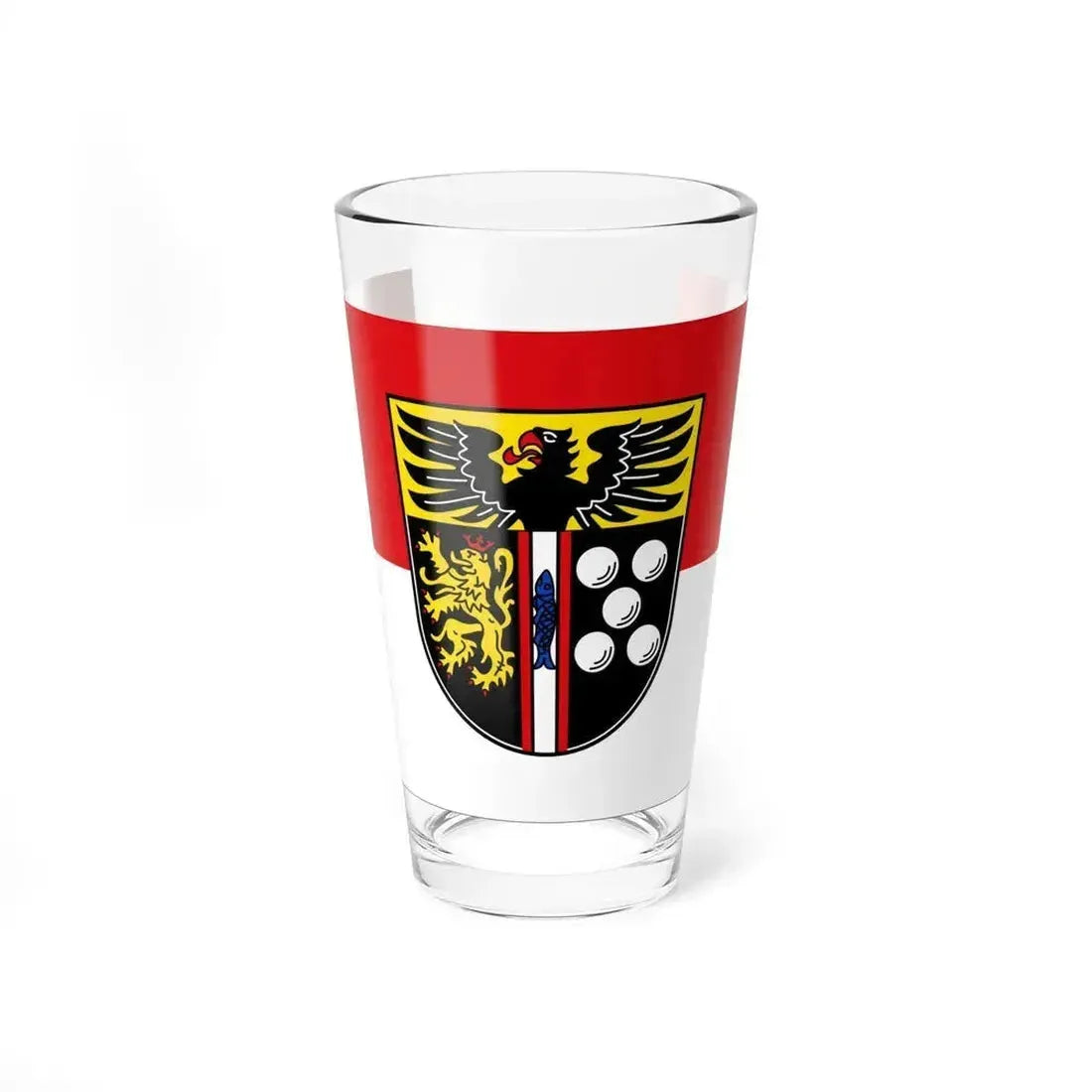 Flag of Kaiserslautern Germany - Pint Glass 16oz 16oz - Go Mug Yourself