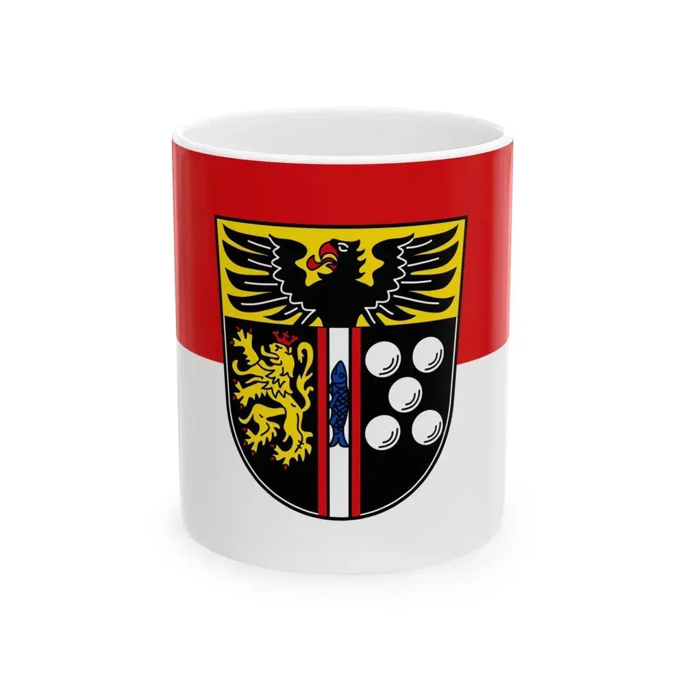Flag of Kaiserslautern Germany - White Coffee Mug 11oz - Go Mug Yourself