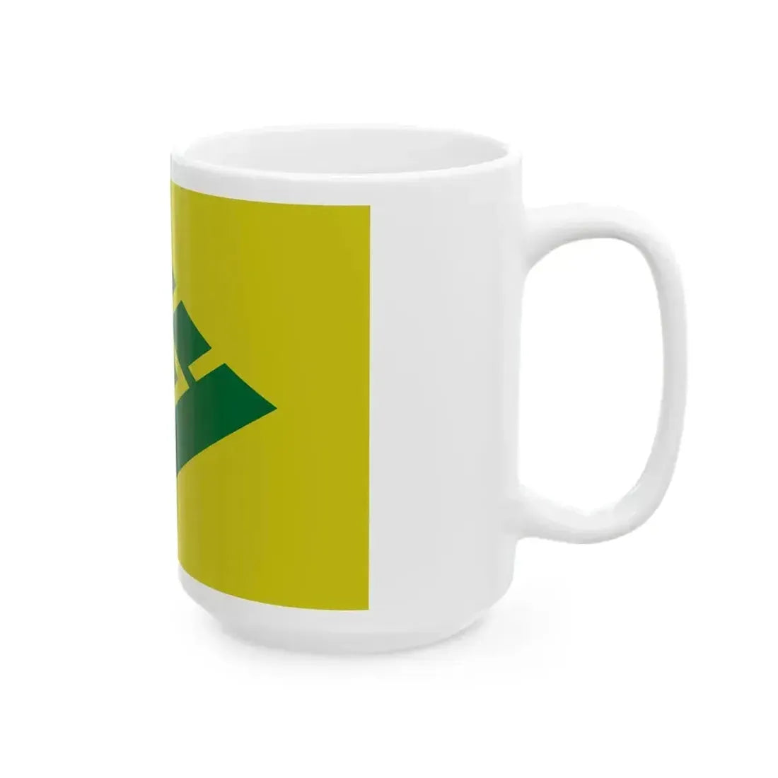 Flag of Kajikawa Niigata 1962-2005 (Japan) White Coffee Mug - Go Mug Yourself