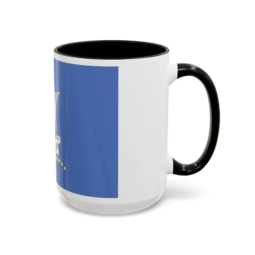 Flag of Kaliningrad Russia - Accent Coffee Mug - Go Mug Yourself