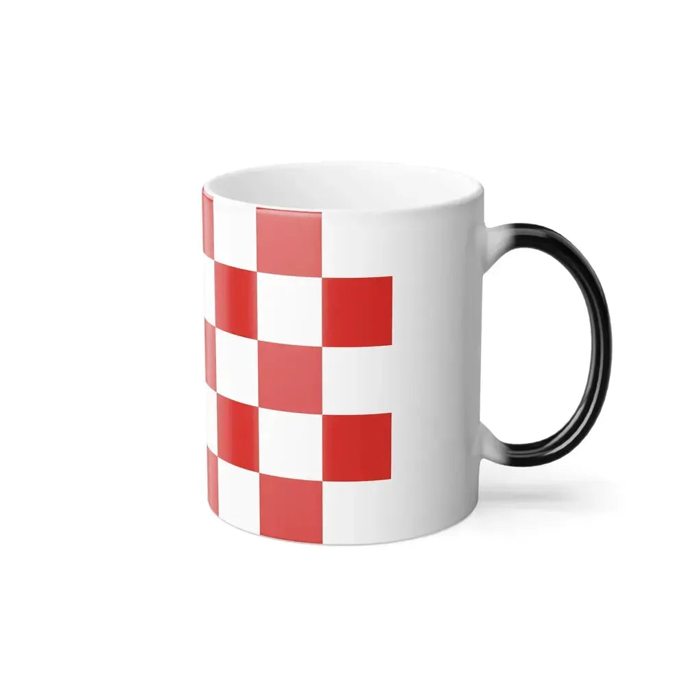 Flag of Kalisz Poland - Color Changing Coffee Mug - Go Mug Yourself