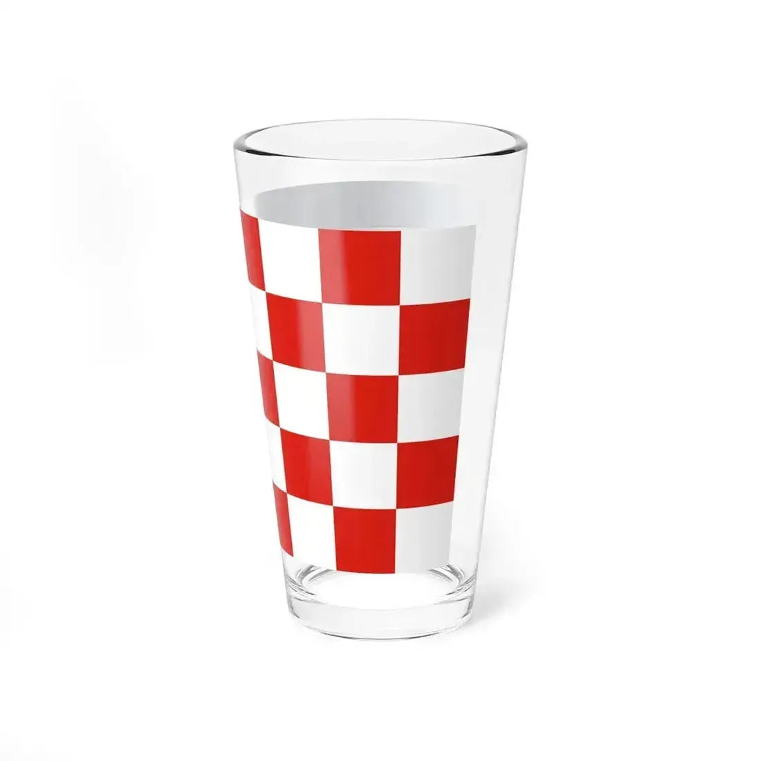 Flag of Kalisz Poland - Pint Glass 16oz - Go Mug Yourself