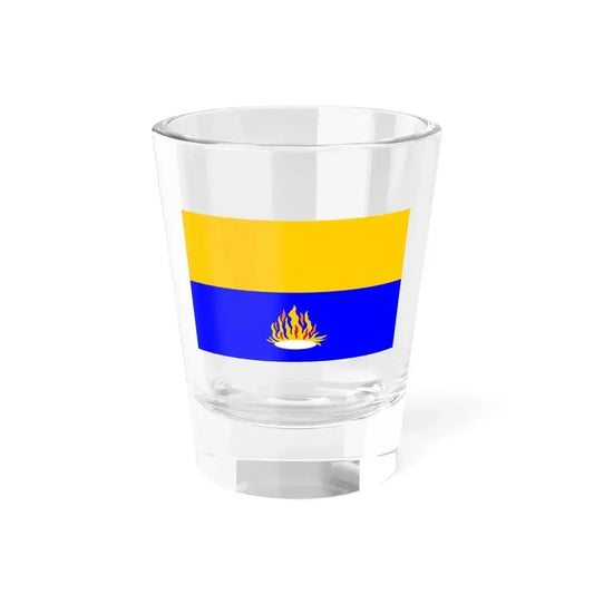 Flag of Kalkara 1993 to 2009 Malta - Shot Glass 1.5oz 1.5oz - Go Mug Yourself