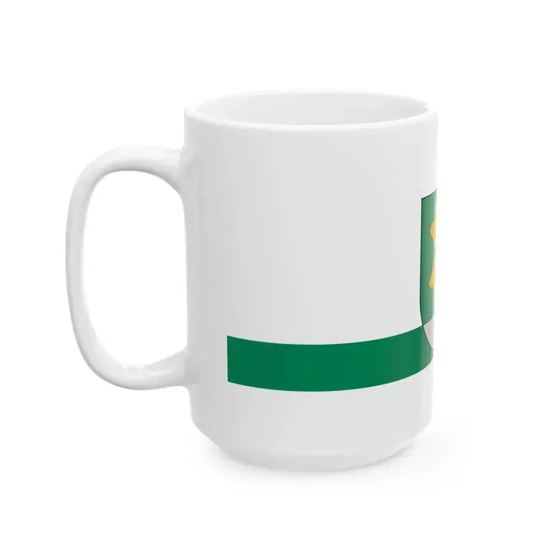 Flag of Kalnciems (Latvia) White Coffee Mug - Go Mug Yourself