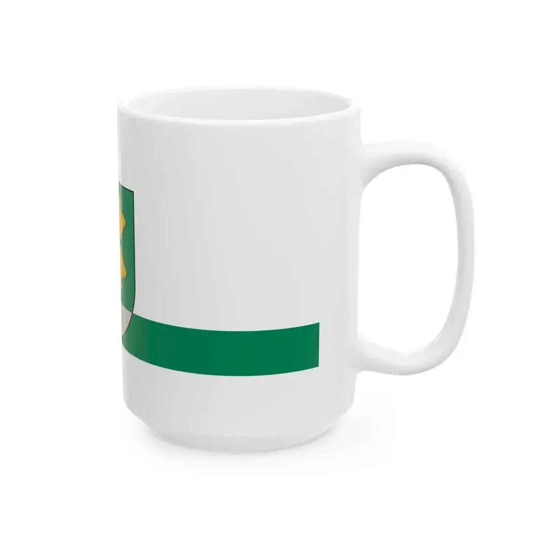 Flag of Kalnciems (Latvia) White Coffee Mug - Go Mug Yourself