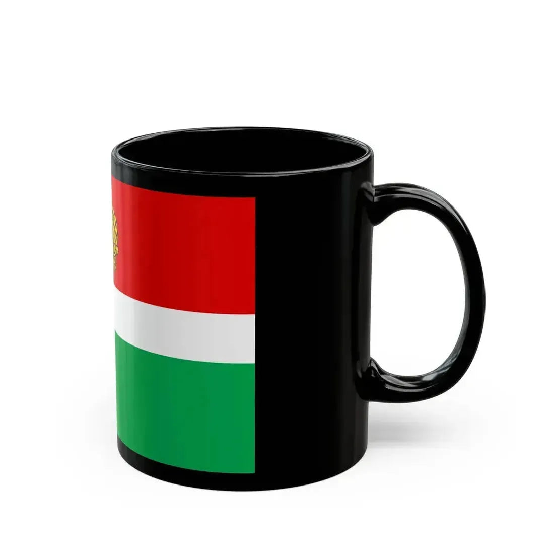 Flag of Kaluga Oblast Russia - Black Coffee Mug - Go Mug Yourself