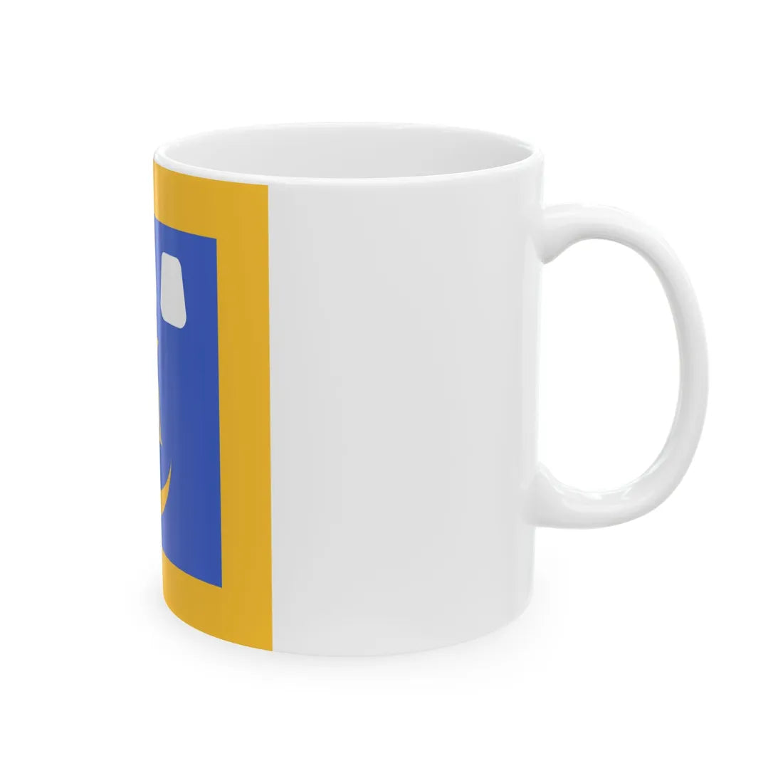 Flag of Kalush (Ukraine) White Coffee Mug - Go Mug Yourself