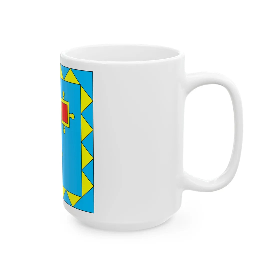 Flag of Kamianka-Buzka (Ukraine) White Coffee Mug - Go Mug Yourself