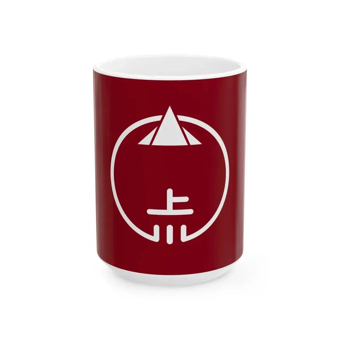 Flag of Kamikawa Niigata 1964-2005 (Japan) White Coffee Mug 15oz - Go Mug Yourself