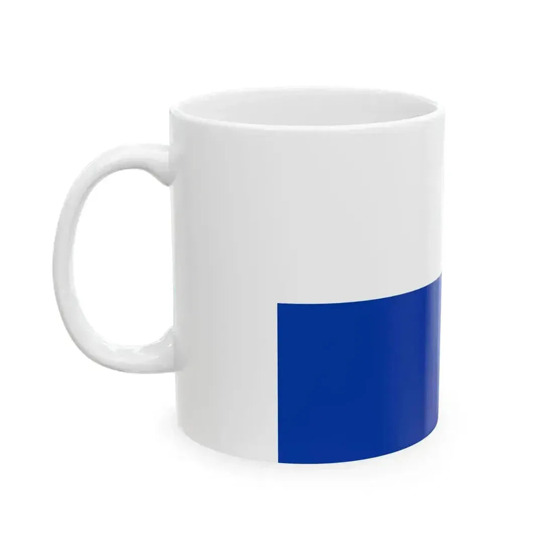 Flag of Kampen (Netherlands) White Coffee Mug - Go Mug Yourself