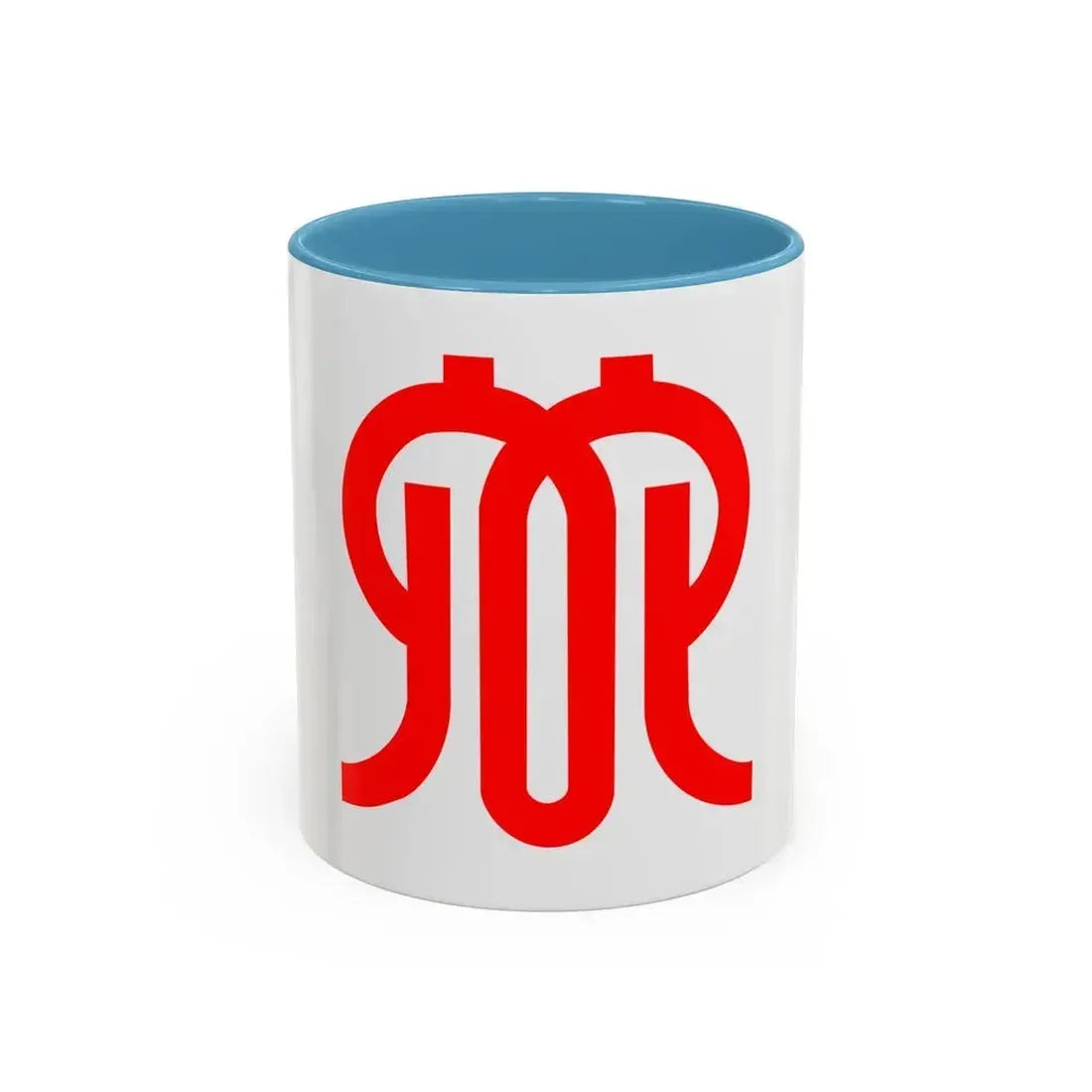 Flag of Kanagawa Prefecture Japan - Accent Coffee Mug 11oz Light Blue - Go Mug Yourself