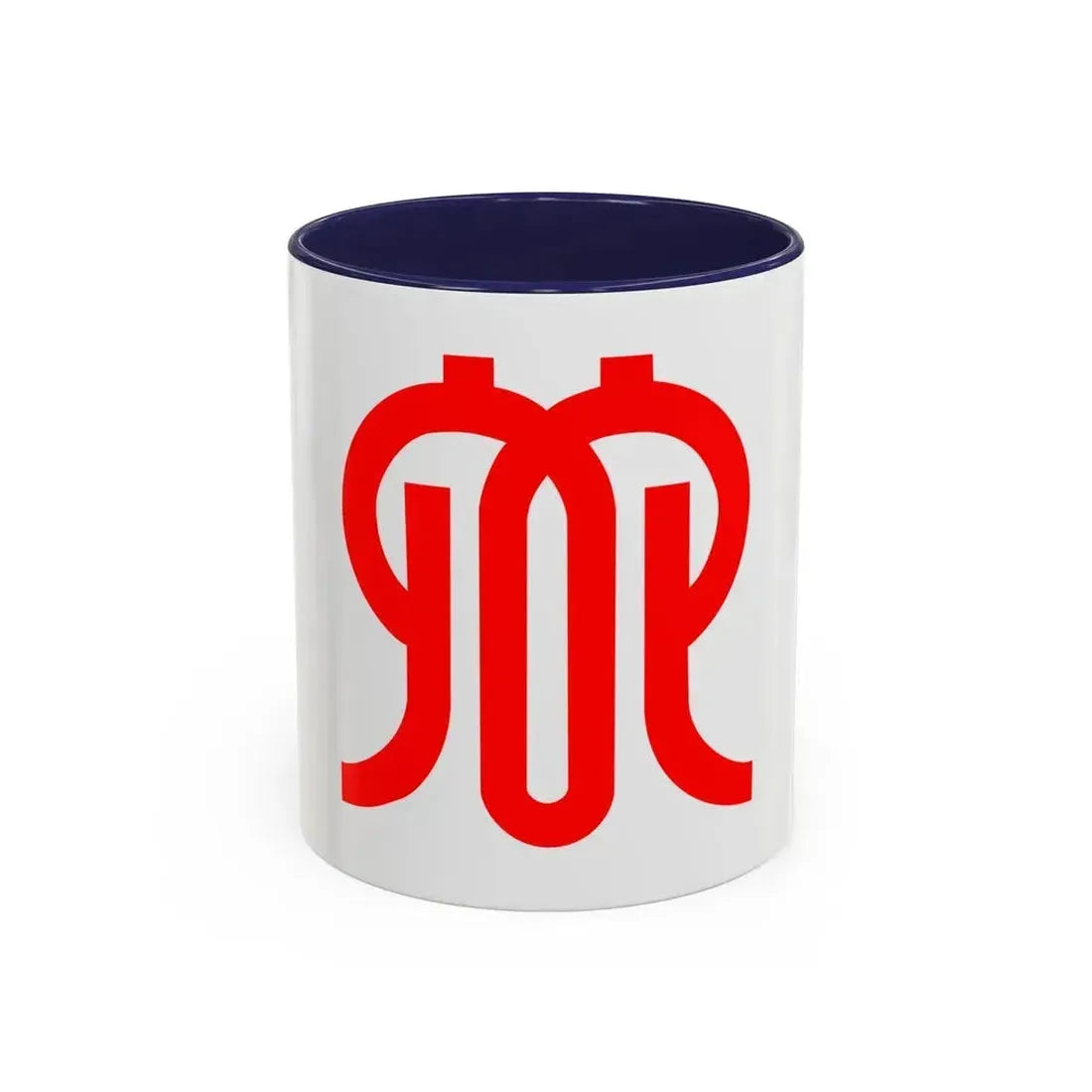 Flag of Kanagawa Prefecture Japan - Accent Coffee Mug 11oz Navy - Go Mug Yourself