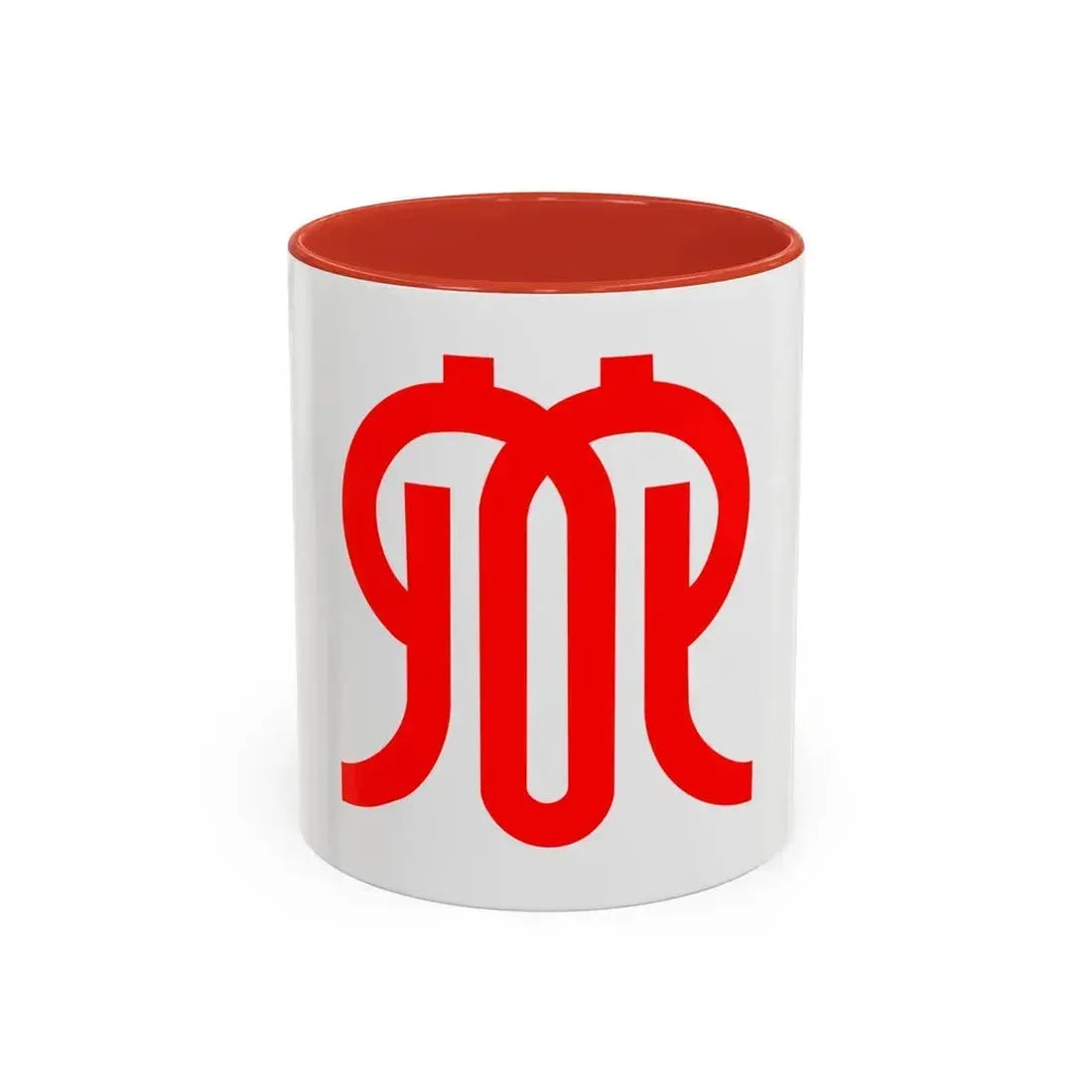 Flag of Kanagawa Prefecture Japan - Accent Coffee Mug 11oz Red - Go Mug Yourself
