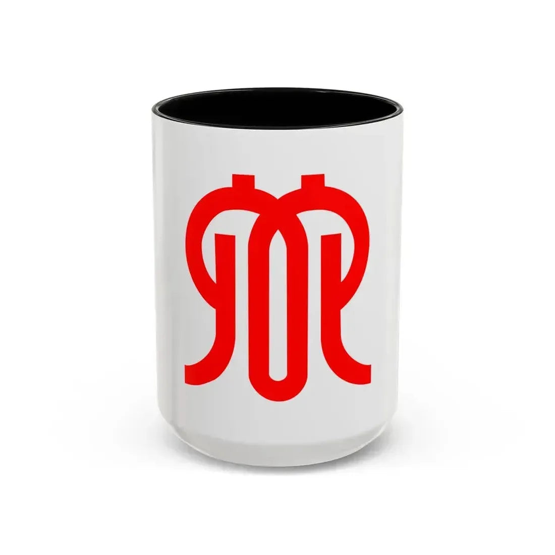 Flag of Kanagawa Prefecture Japan - Accent Coffee Mug 15oz Black - Go Mug Yourself