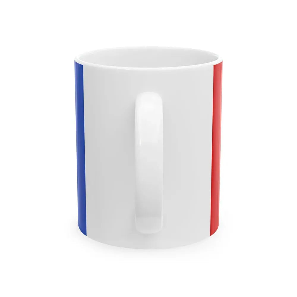 Flag of Kanawha County West Virginia (United States) White Coffee Mug - Go Mug Yourself