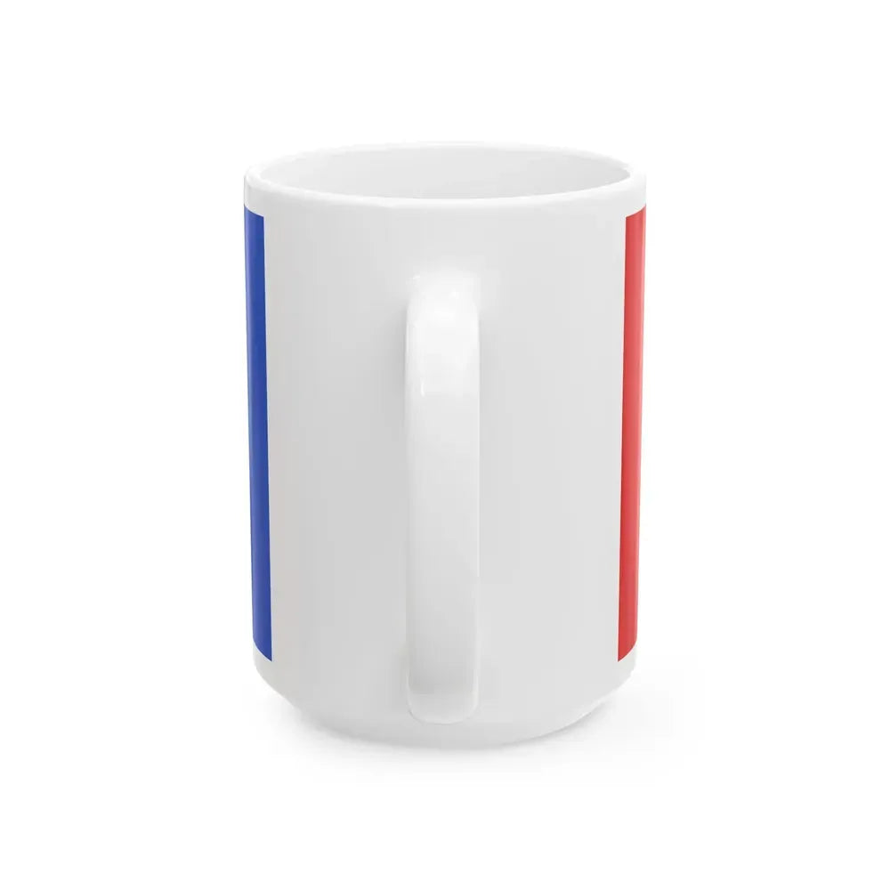 Flag of Kanawha County West Virginia (United States) White Coffee Mug - Go Mug Yourself