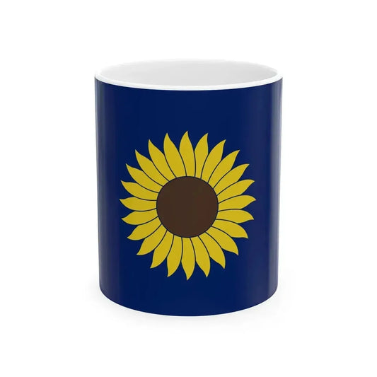 Flag of Kansas 1925-1927 (United States) White Coffee Mug 11oz - Go Mug Yourself
