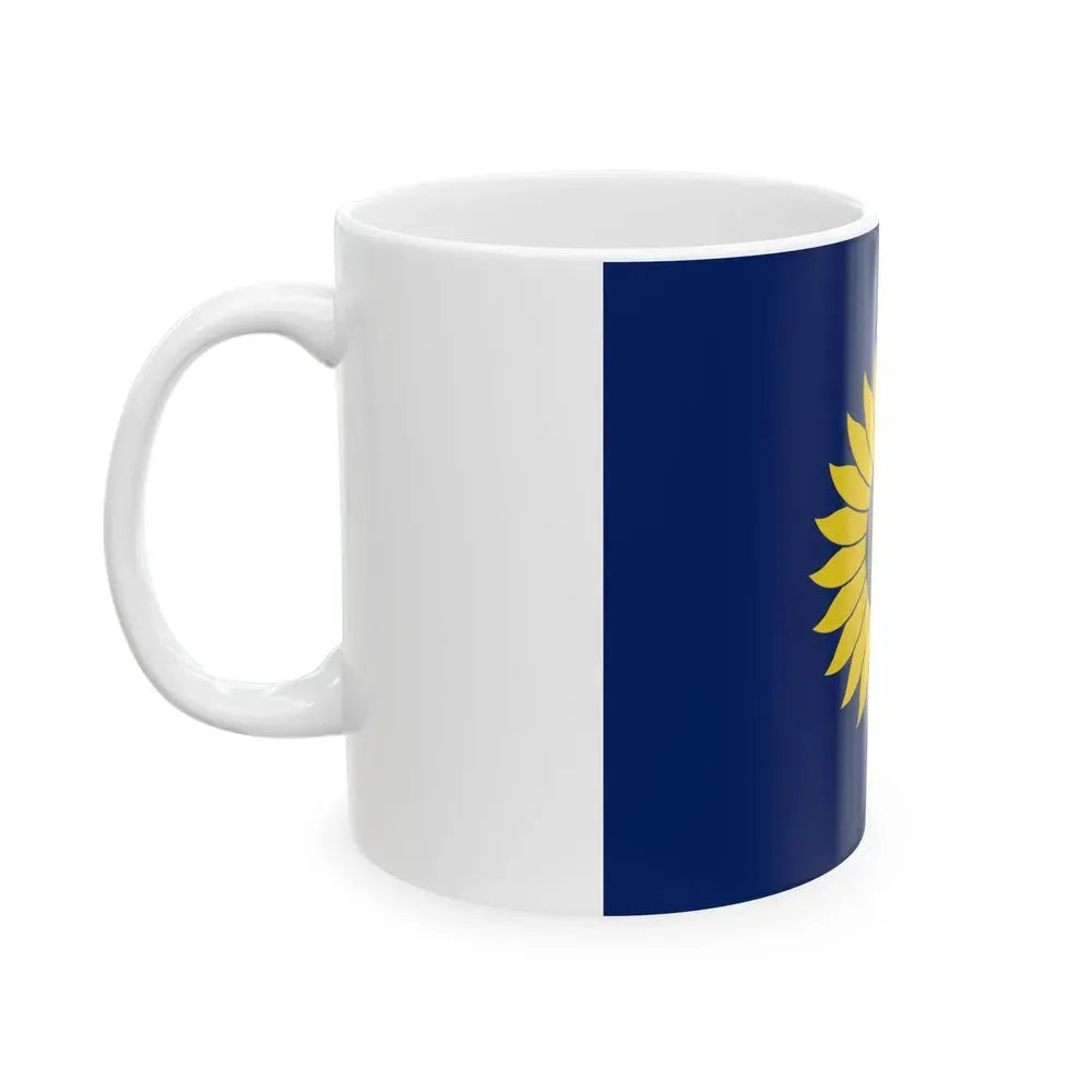 Flag of Kansas 1925-1927 (United States) White Coffee Mug - Go Mug Yourself