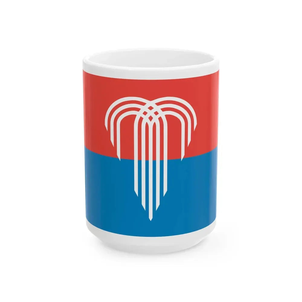 Flag of Kansas City Missouri (United States) White Coffee Mug 15oz - Go Mug Yourself