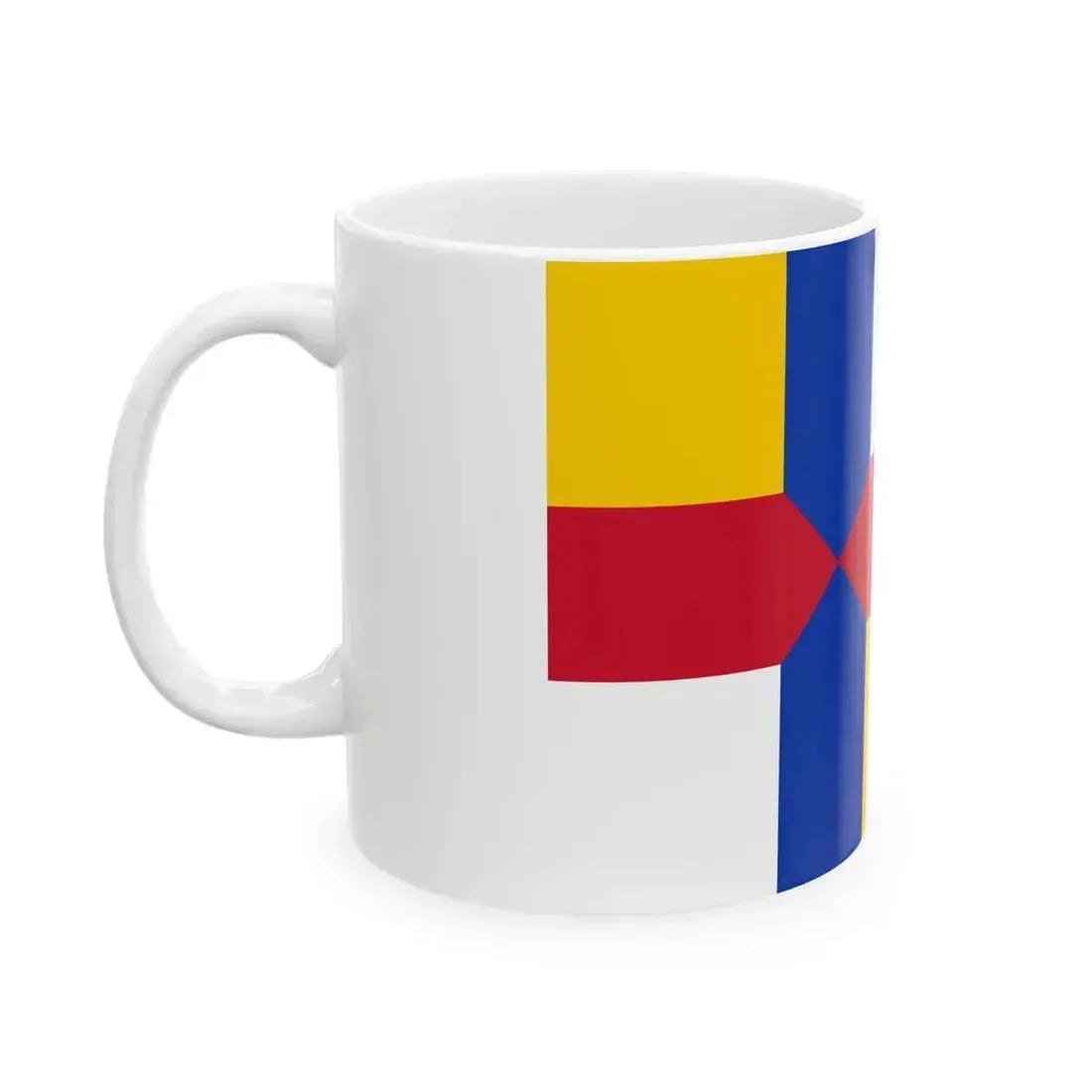 Flag of Kapelle (Netherlands) White Coffee Mug - Go Mug Yourself