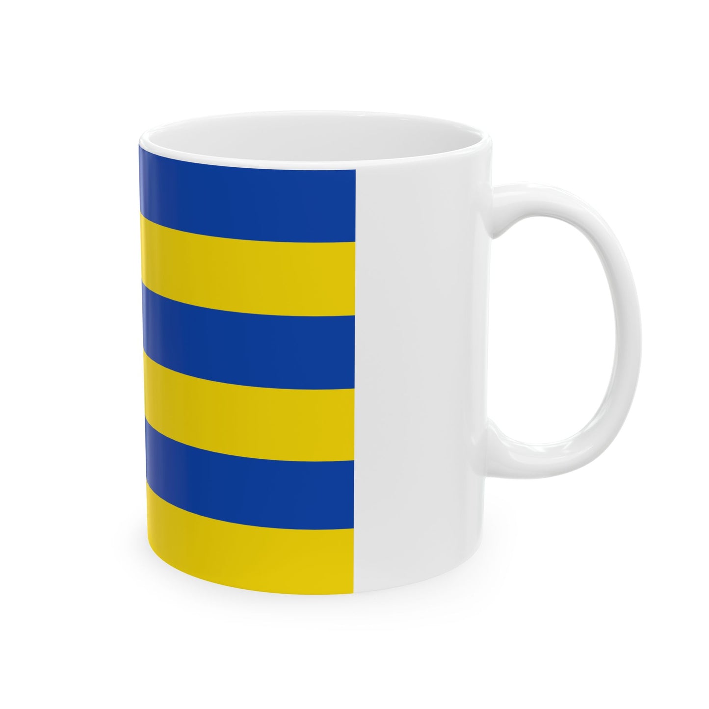 Flag of Kapellen Belgium (Belgium) White Coffee Mug-Go Mug Yourself
