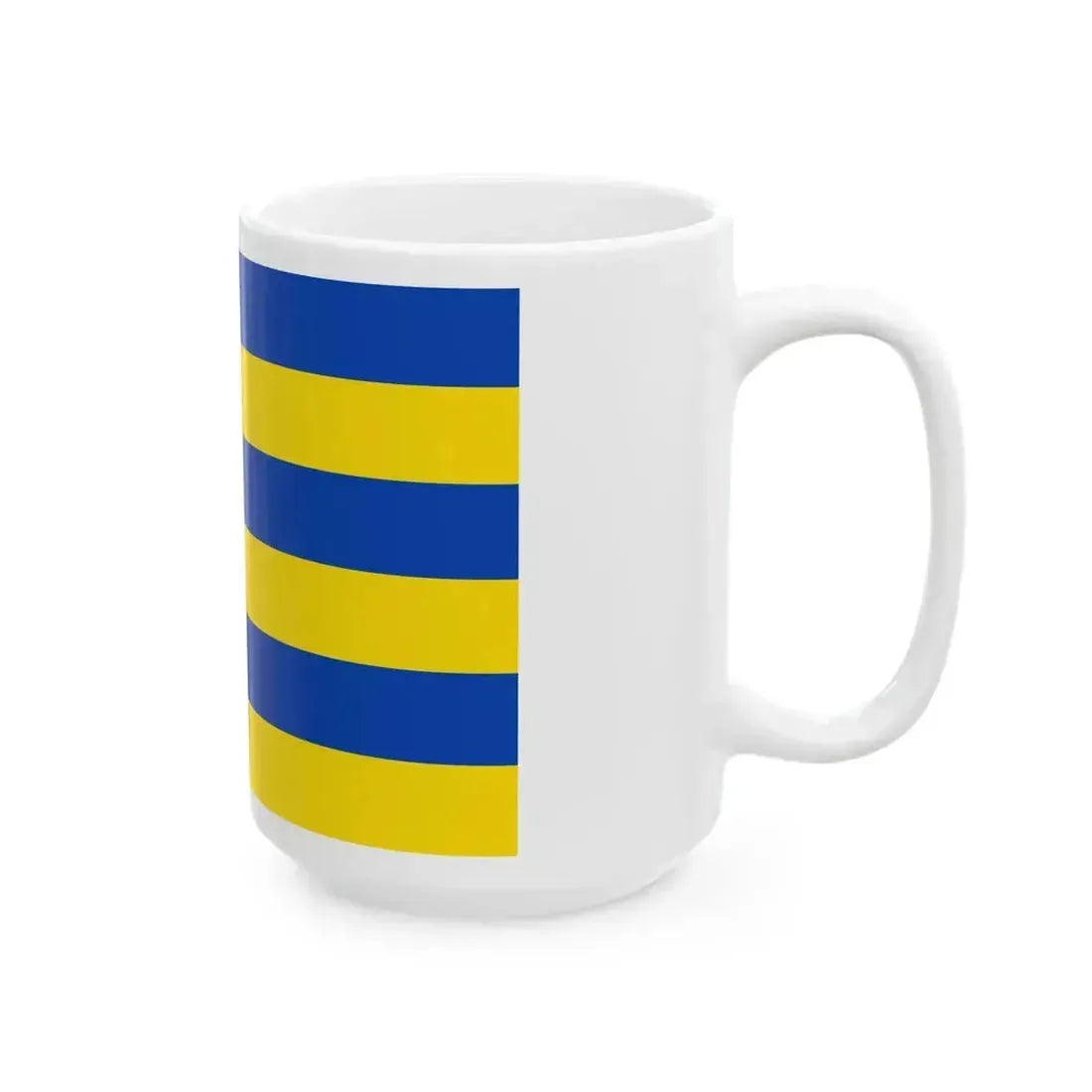 Flag of Kapellen Belgium (Belgium) White Coffee Mug - Go Mug Yourself