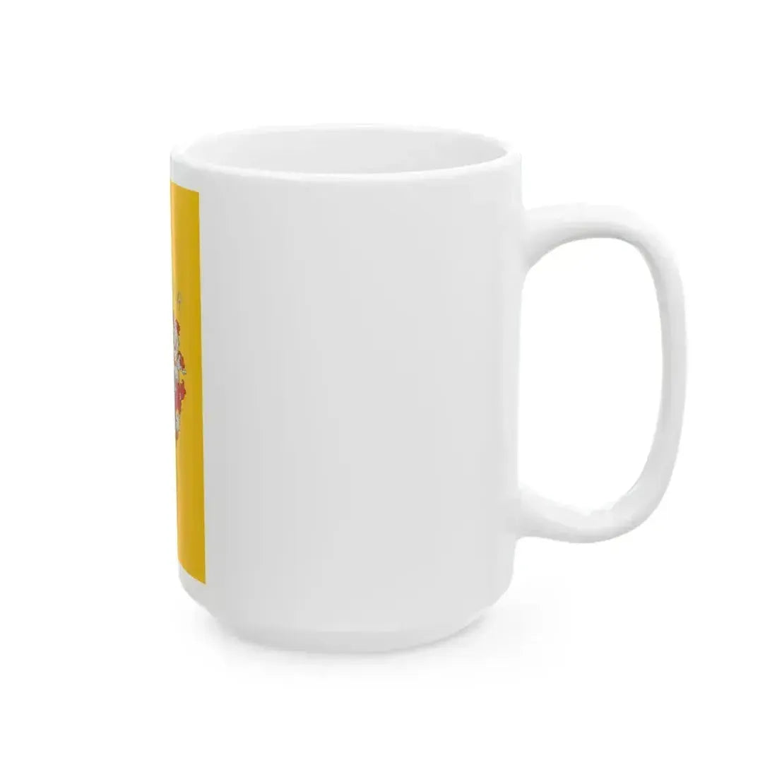 Flag of Kaposvar vertical (Hungary) White Coffee Mug - Go Mug Yourself