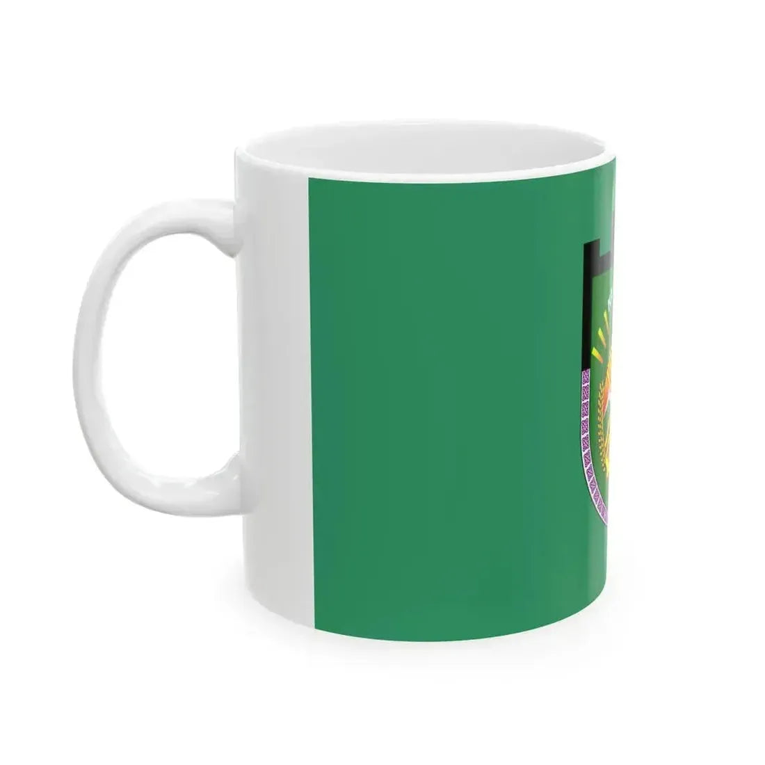 Flag of Kara-Balta (Kyrgyzstan) White Coffee Mug - Go Mug Yourself