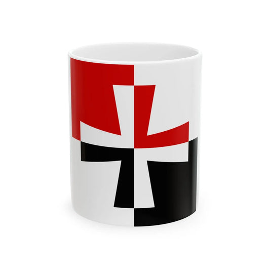 Flag of Karachun (Ukraine) White Coffee Mug 11oz - Go Mug Yourself