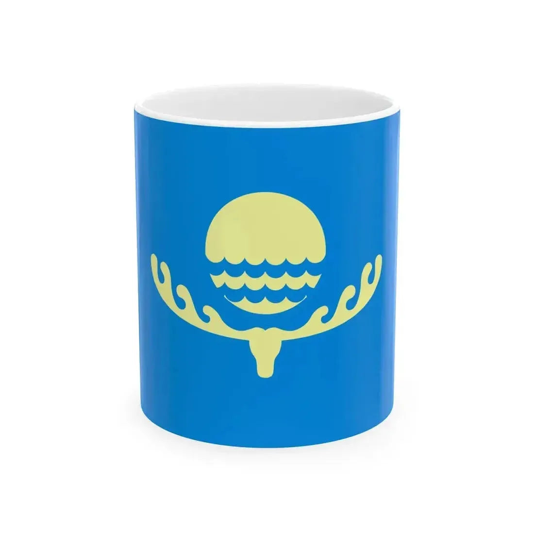 Flag of Karakol (Kyrgyzstan) White Coffee Mug 11oz - Go Mug Yourself