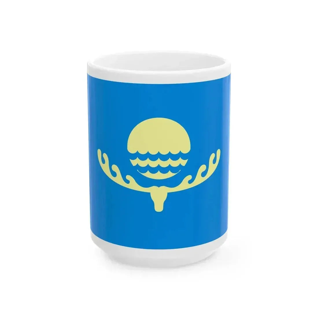 Flag of Karakol (Kyrgyzstan) White Coffee Mug 15oz - Go Mug Yourself