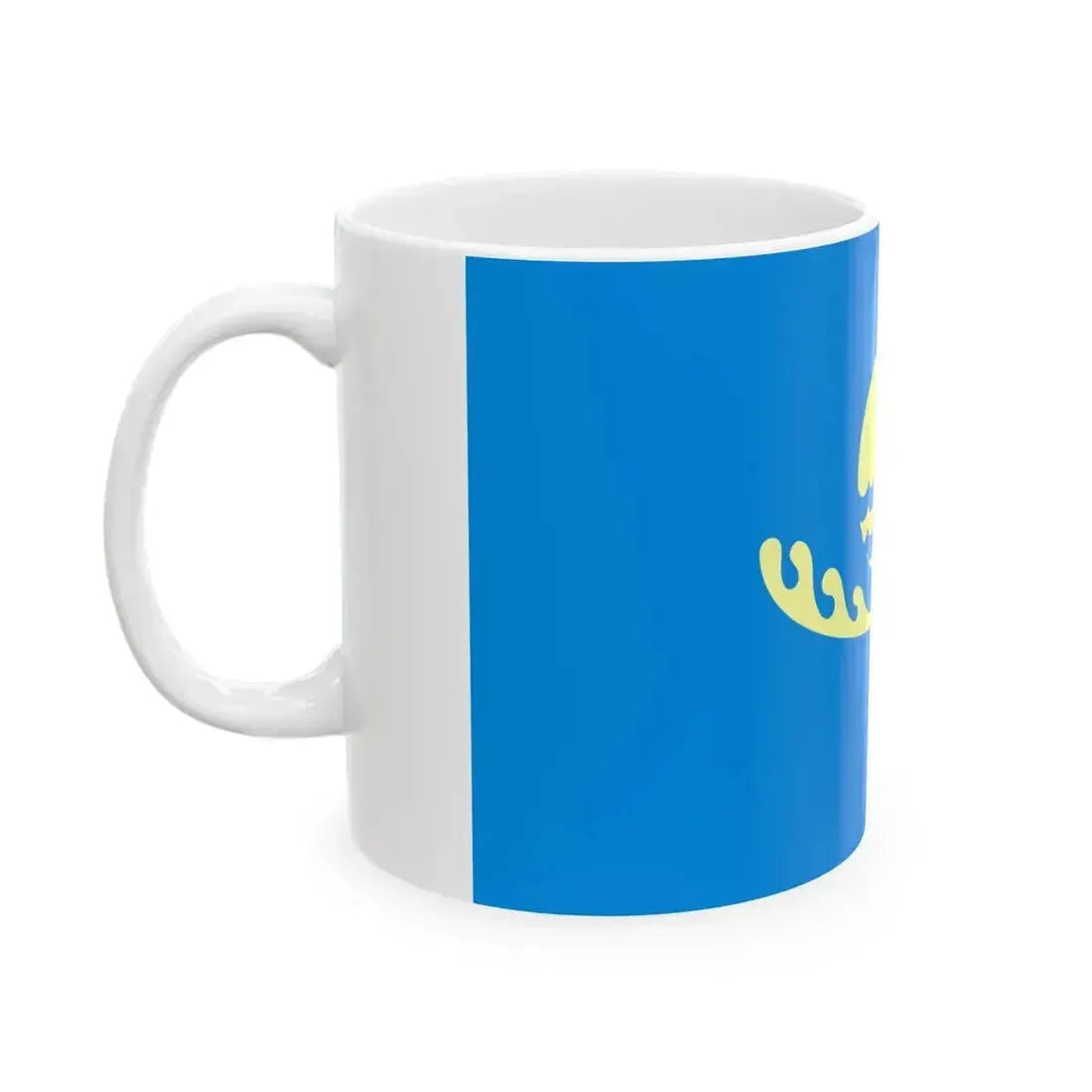 Flag of Karakol (Kyrgyzstan) White Coffee Mug - Go Mug Yourself
