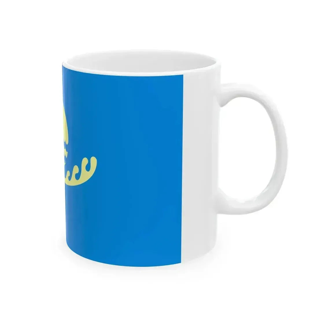 Flag of Karakol (Kyrgyzstan) White Coffee Mug - Go Mug Yourself