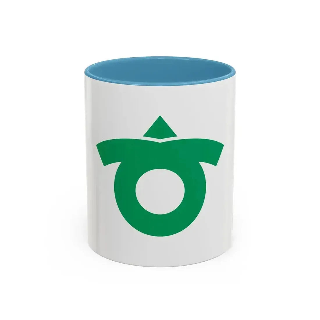 Flag of Kariya Aichi Japan - Accent Coffee Mug 11oz Light Blue - Go Mug Yourself