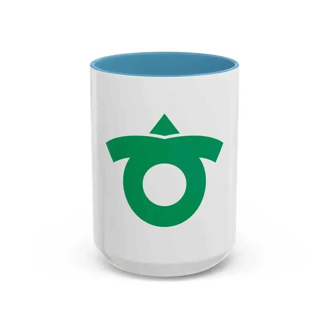 Flag of Kariya Aichi Japan - Accent Coffee Mug 15oz Light Blue - Go Mug Yourself