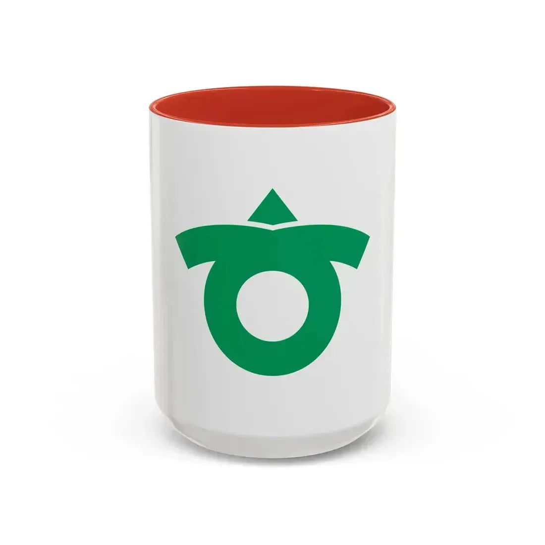Flag of Kariya Aichi Japan - Accent Coffee Mug 15oz Red - Go Mug Yourself