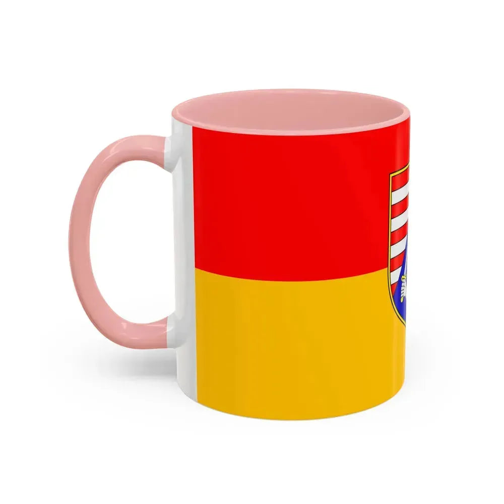 Flag of Karlovac County Croatia - Accent Coffee Mug - Go Mug Yourself