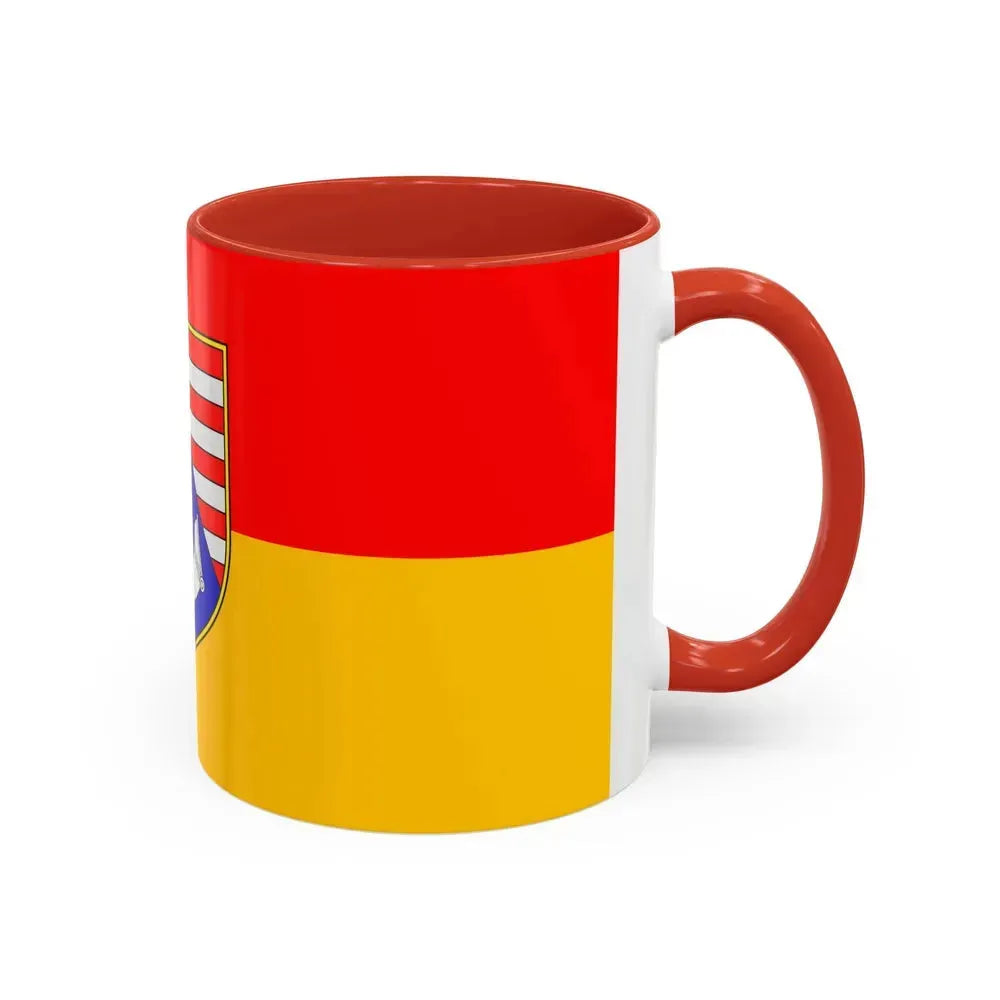 Flag of Karlovac County Croatia - Accent Coffee Mug - Go Mug Yourself