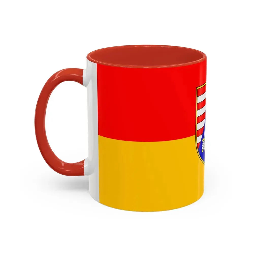 Flag of Karlovac County Croatia - Accent Coffee Mug - Go Mug Yourself