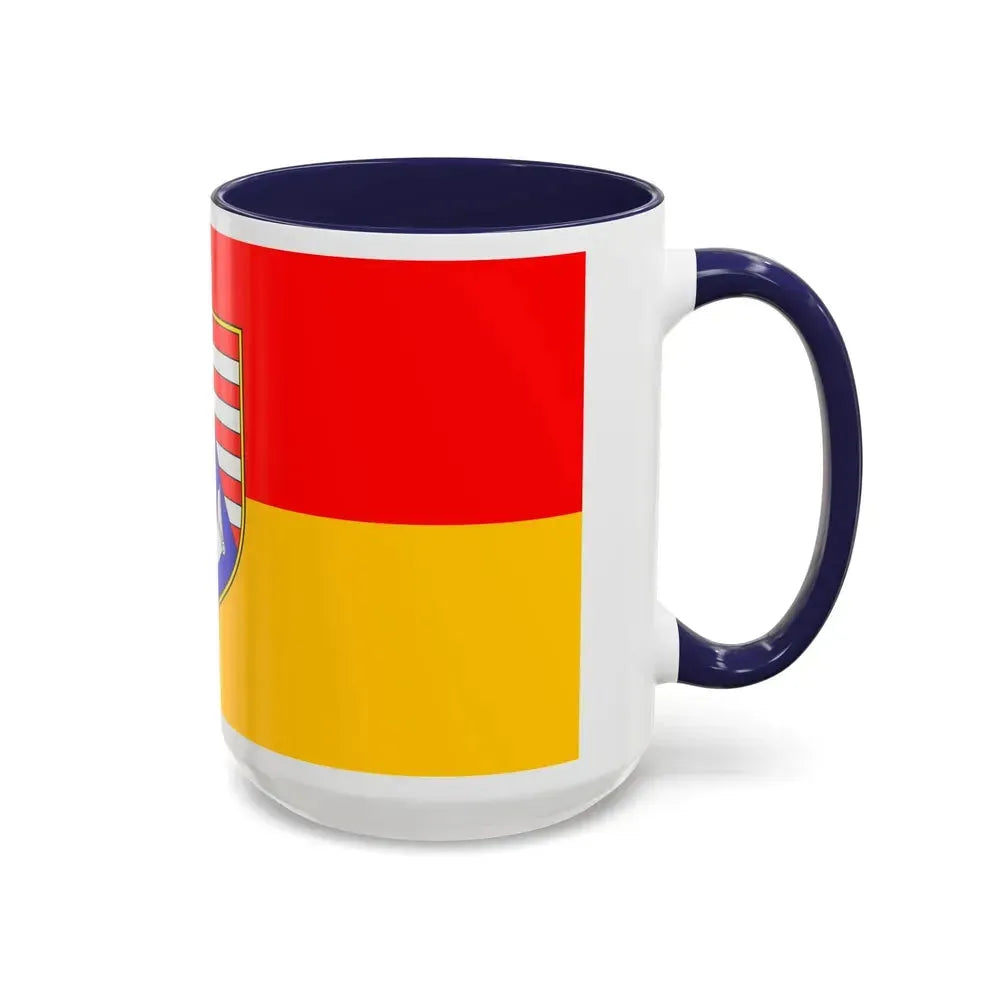 Flag of Karlovac County Croatia - Accent Coffee Mug - Go Mug Yourself