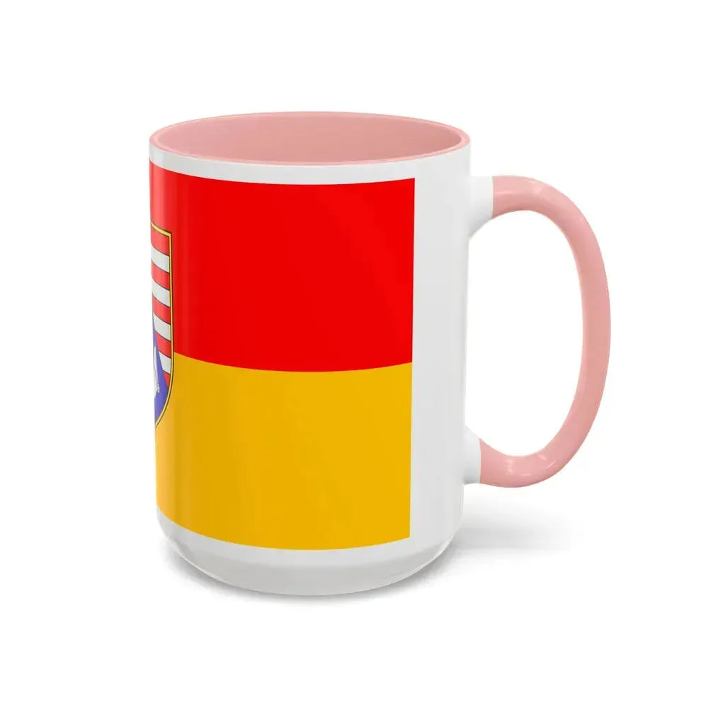 Flag of Karlovac County Croatia - Accent Coffee Mug - Go Mug Yourself