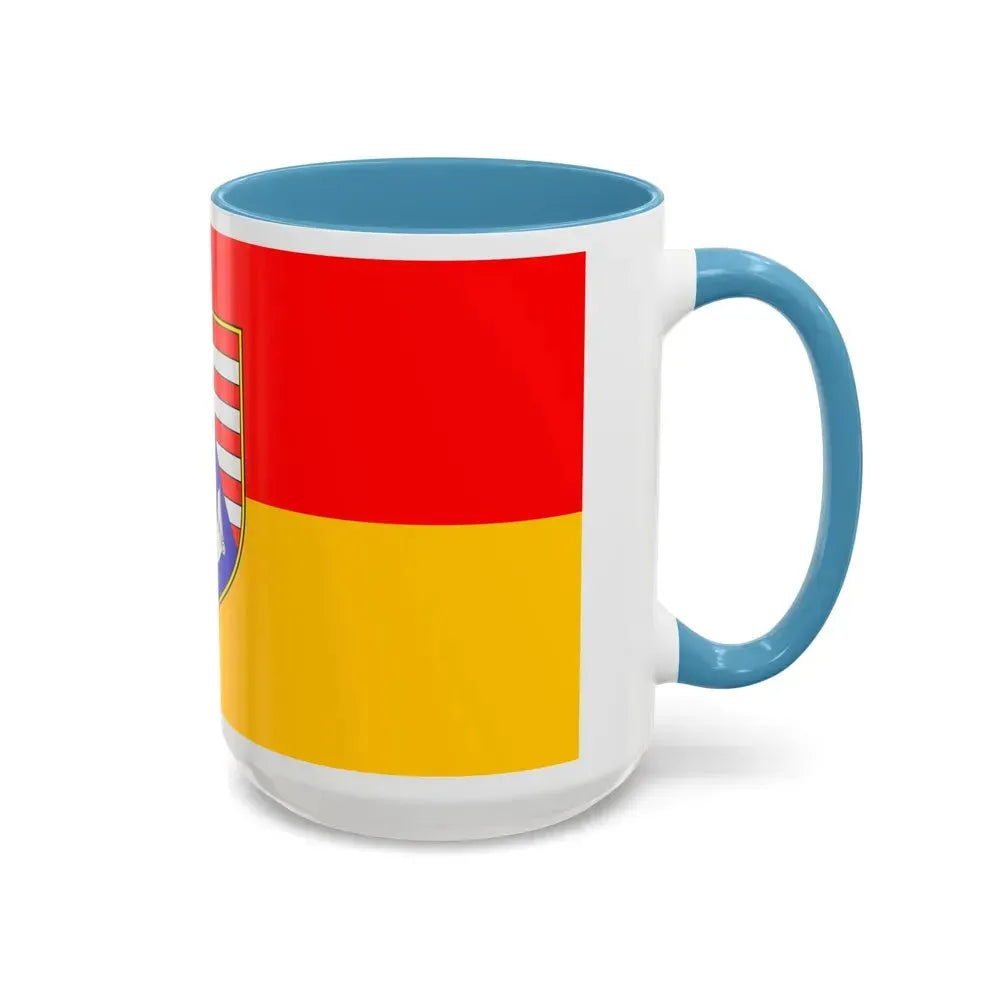 Flag of Karlovac County Croatia - Accent Coffee Mug - Go Mug Yourself