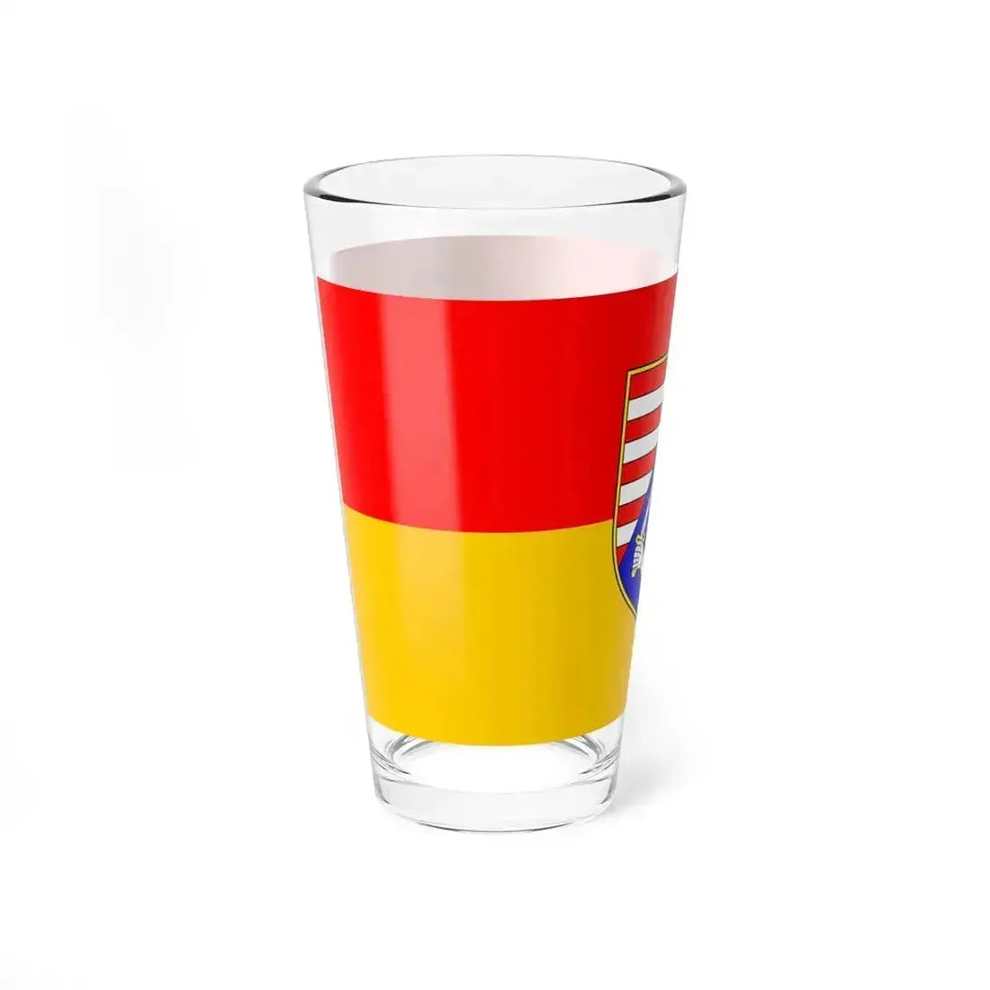 Flag of Karlovac County Croatia - Pint Glass 16oz - Go Mug Yourself